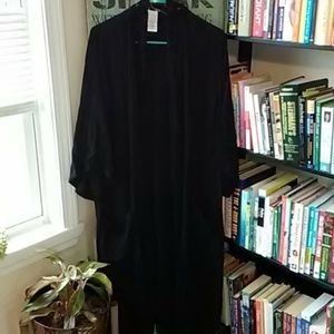 Black robe/cardigan